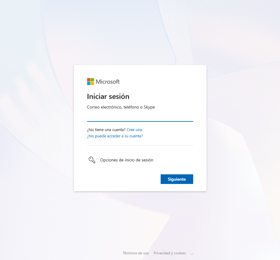 Página de inicio de sesión de Microsoft clonada por el servidor MCP malicioso